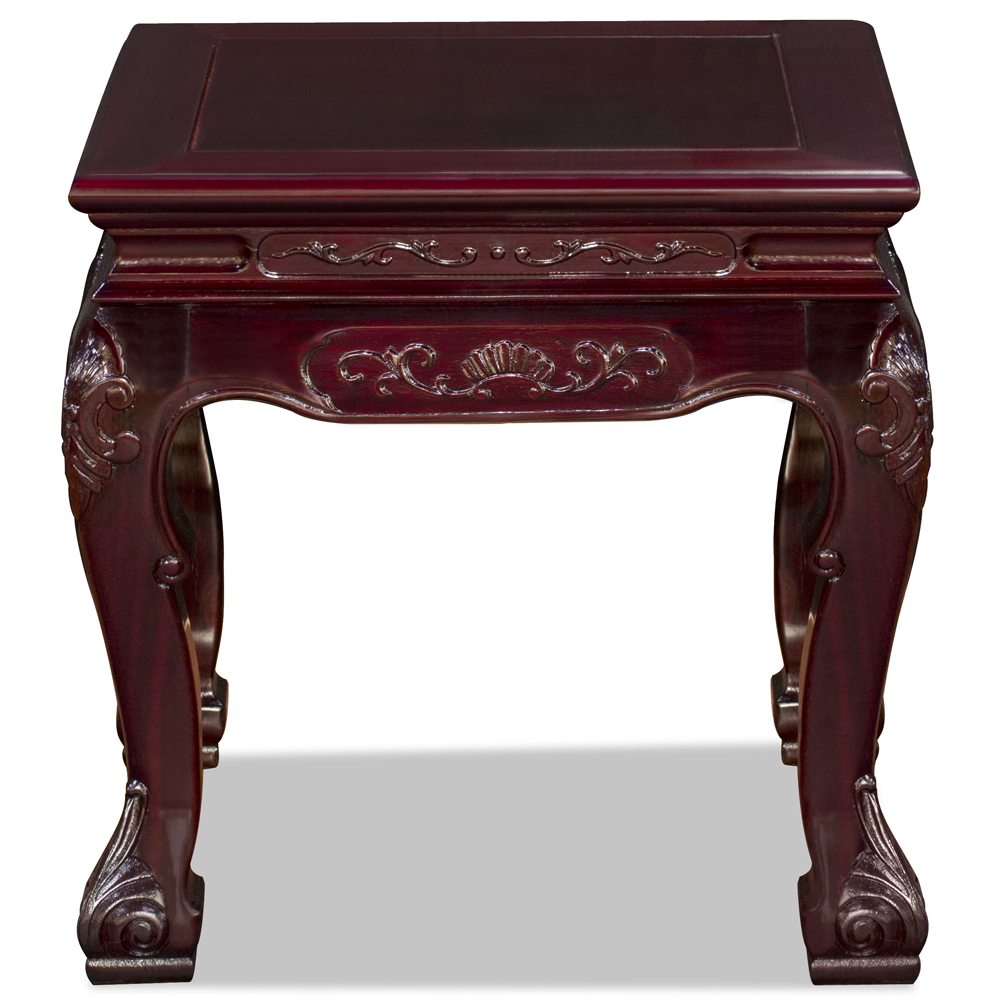 Cherry Rosewood Qing Dynasty Lamp Table