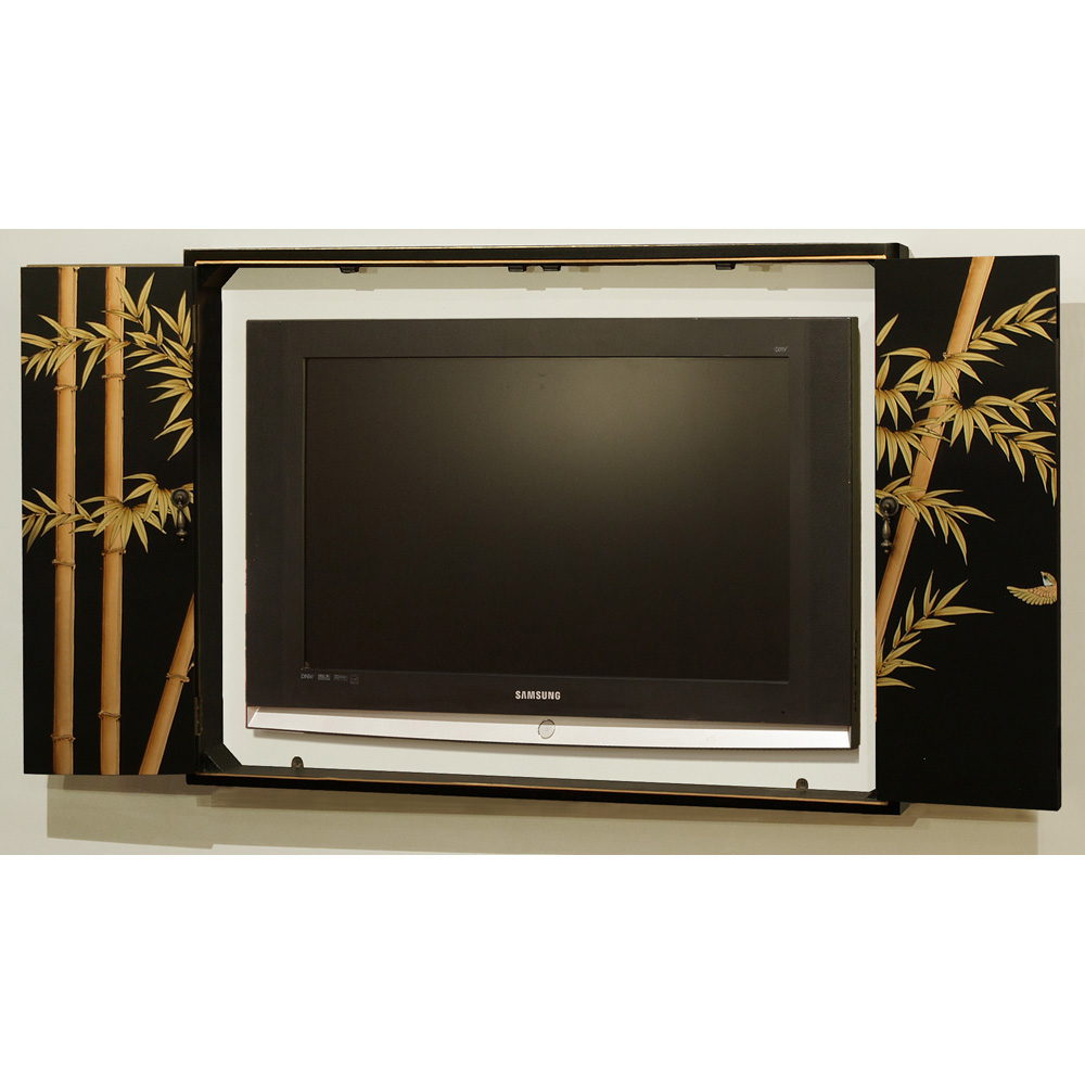 Bamboo Design Wall TV Cabinet
