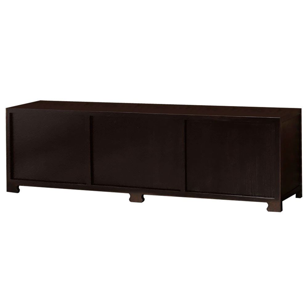 Dark Espresso Elmwood Chinese Ming Media Cabinet - with FREE Inside Delivery