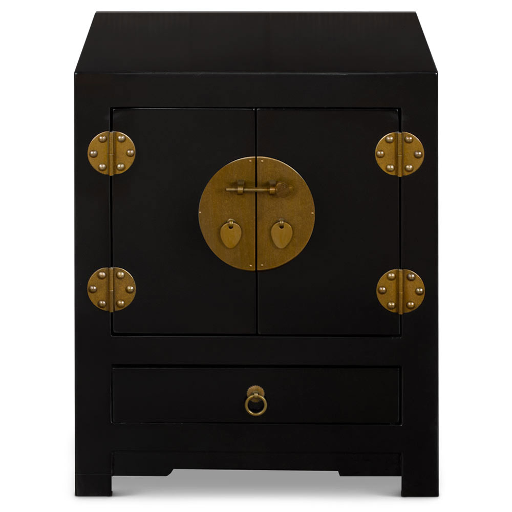 Black Elmwood Chinese Ming Cabinet