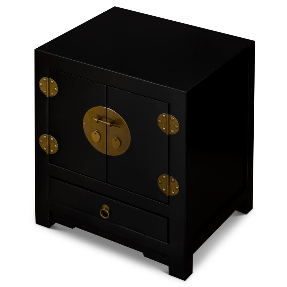 Black Elmwood Chinese Ming Cabinet