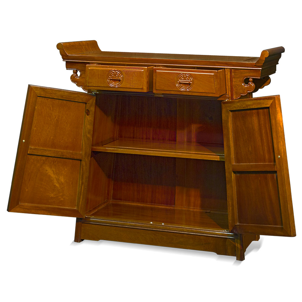 36in Rosewood Longevity Design Altar Style Cabinet