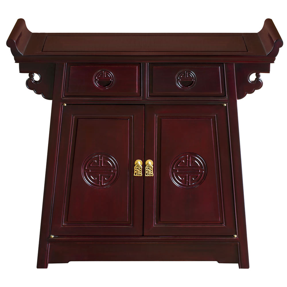 Rosewood Longevity Design Altar Style Cabinet