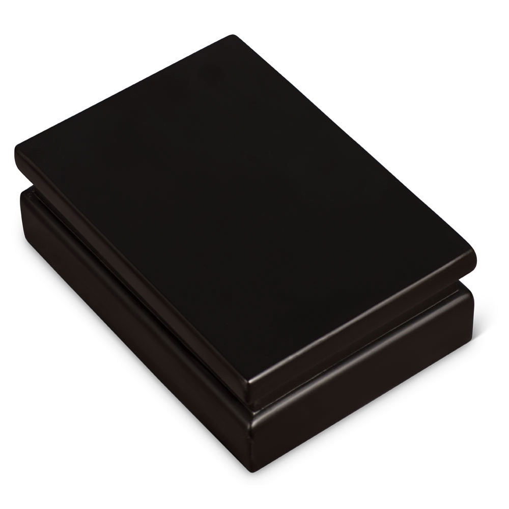 7 by 5 Inch Black Elmwood Chinese Stand