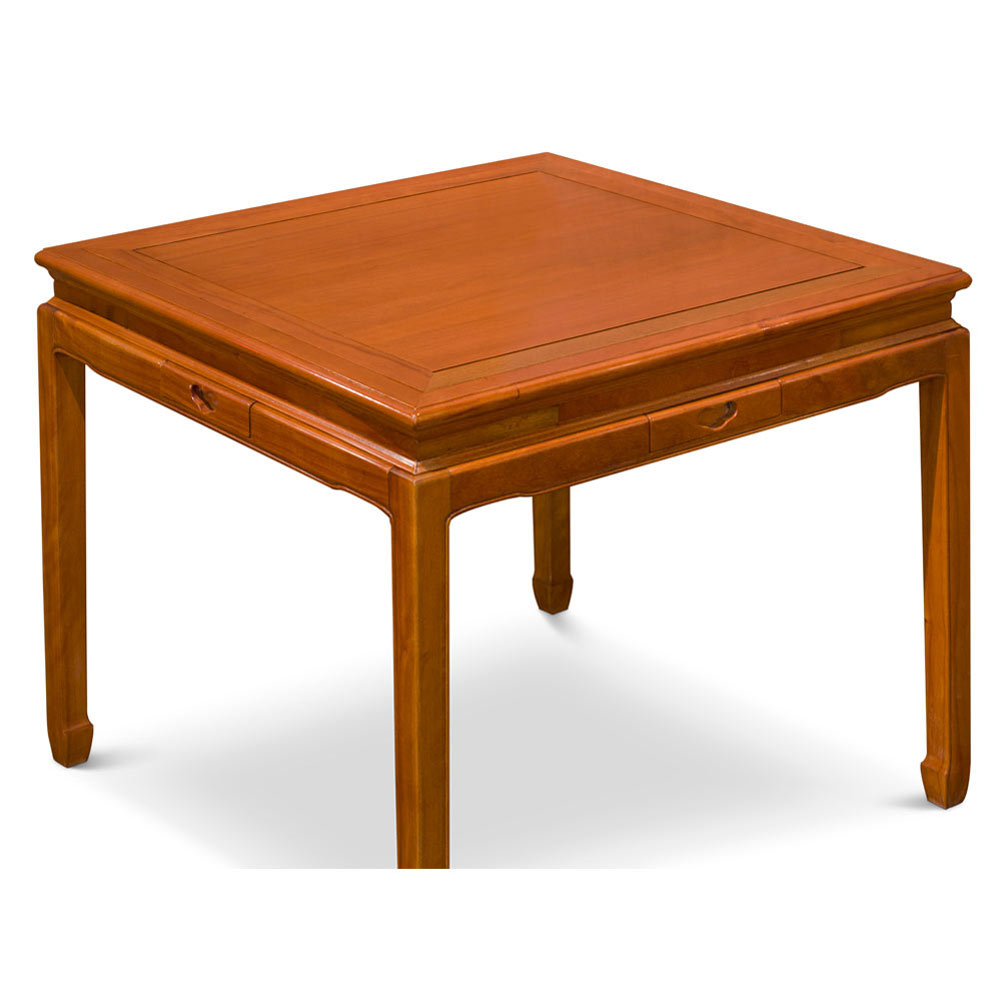 Natural Finish Rosewood Chinese Mahjong Table