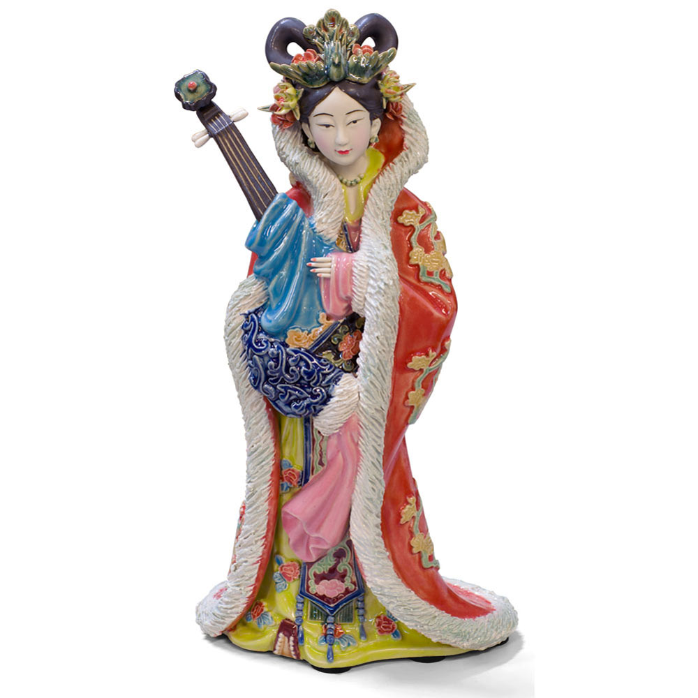 Porcelain Figurine, Lady Zhao Jun China Furniture Online