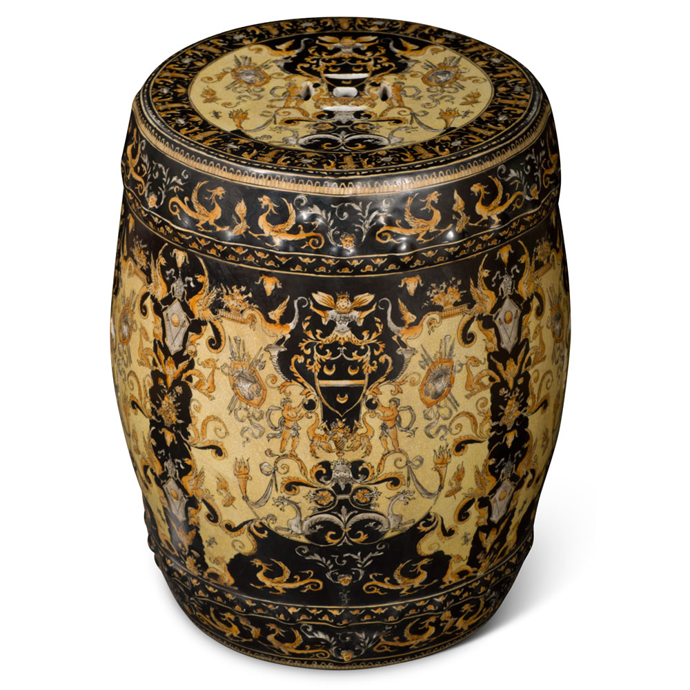 Venetian Gothic Garden Stool