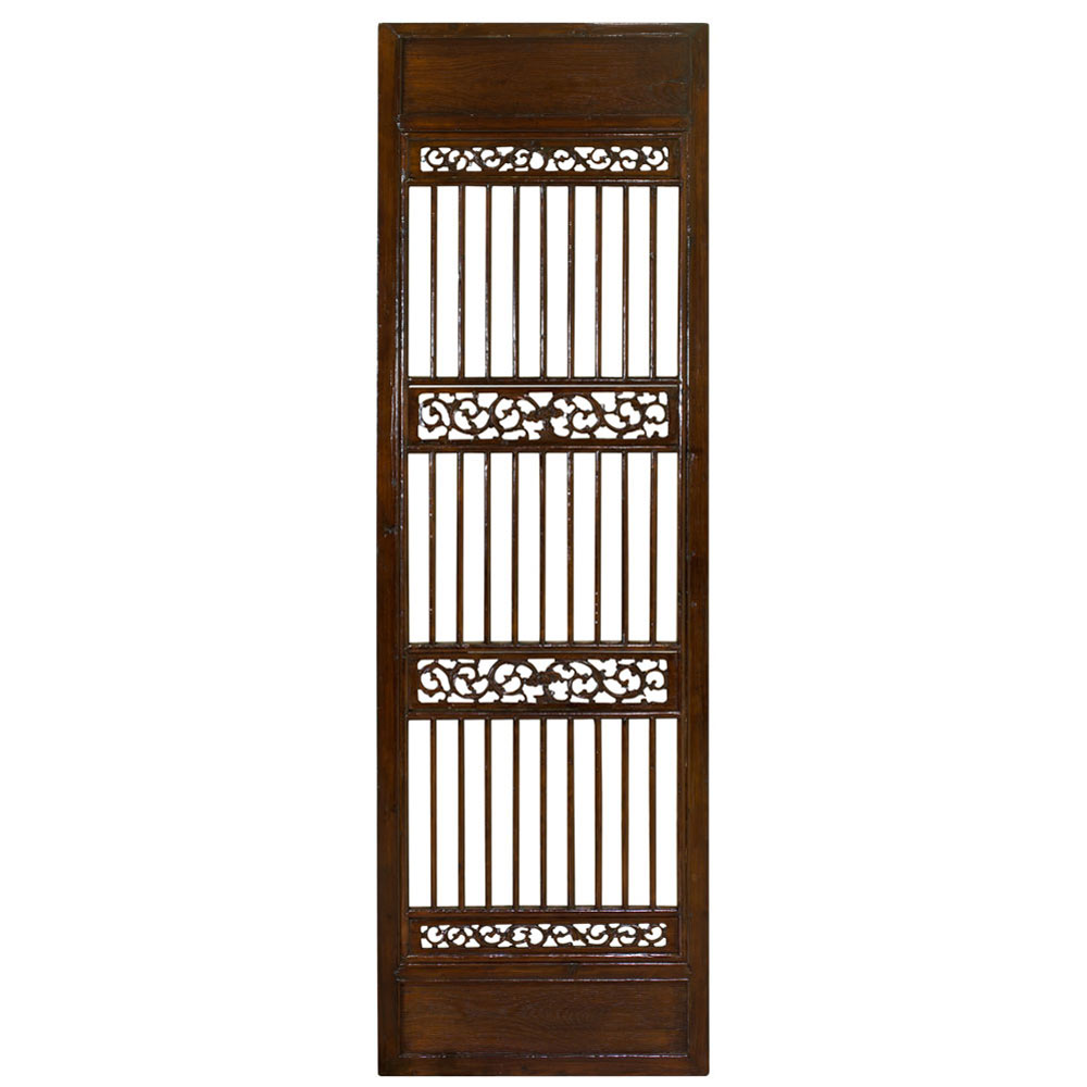 Chinese Elmwood Window Panel Shutter