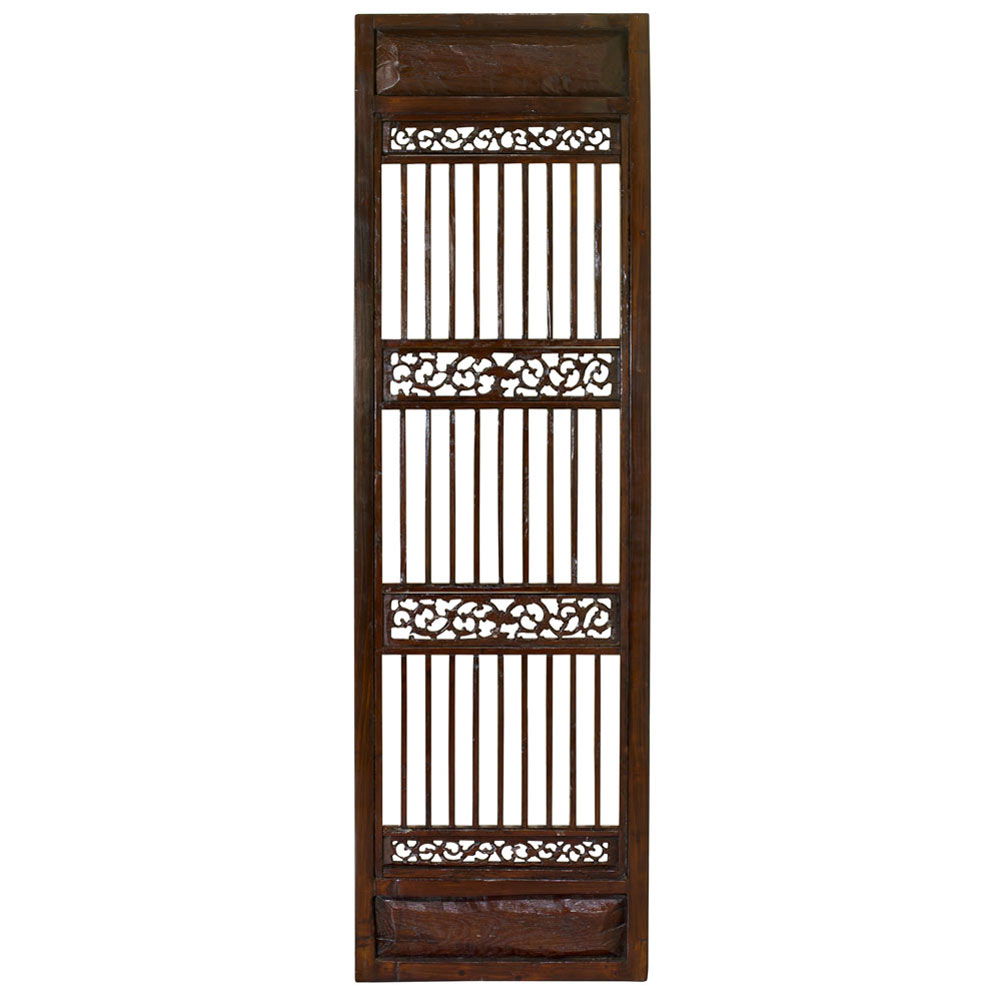 Chinese Elmwood Window Panel Shutter