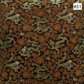 Dragon Design Brown Dining Chair Cushion (#51)