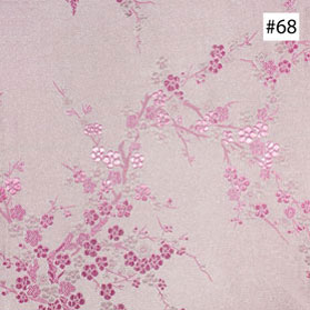 Pink Cherry Blossom Design Monk Chair Cushion (#68)