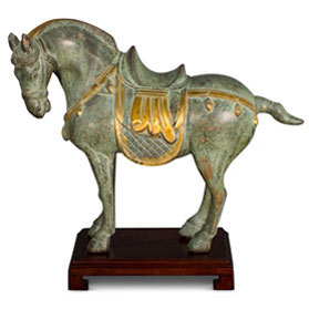 Bronze Tang Chinese Horse Sculpture