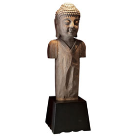 Teakwood Buddha Asian Statue