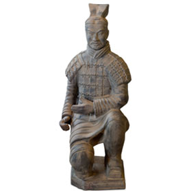 36 Inch Chinese Terracotta Kneeling Archer Warrior - with FREE Inside Delivery
