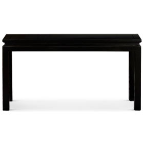 Black Elmwood Zen Style Asian Console Table