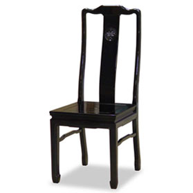 Black Rosewood Chinese Longevity Chair