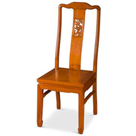 Natural Rosewood Dragon Oriental Chair