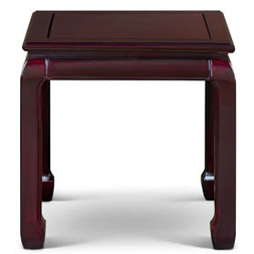 Dark Cherry Rosewood Chinese Ming Side Table