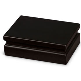 7 by 5 Inch Black Elmwood Chinese Stand