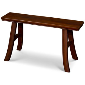 Red Ebony Wood Chinese Ming Bench