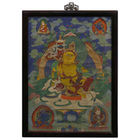 Framed Tibetan Thangka Painting