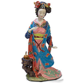 Chinese Porcelain Figurine, Lady Diao Chan