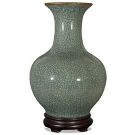 Crackle Celadon Porcelain Chinese Song Dynasty Vase